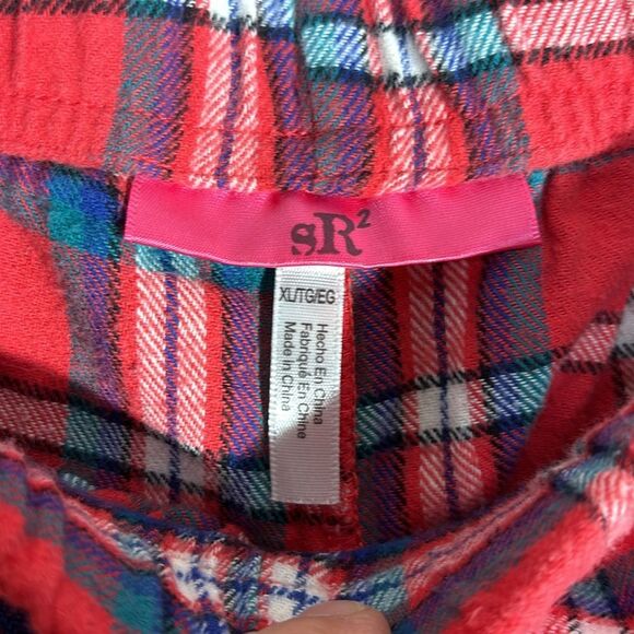 SR2 Cozy Plaid Lounge Sleep Pants 100%Cotton Size XL - Picture 4 of 13